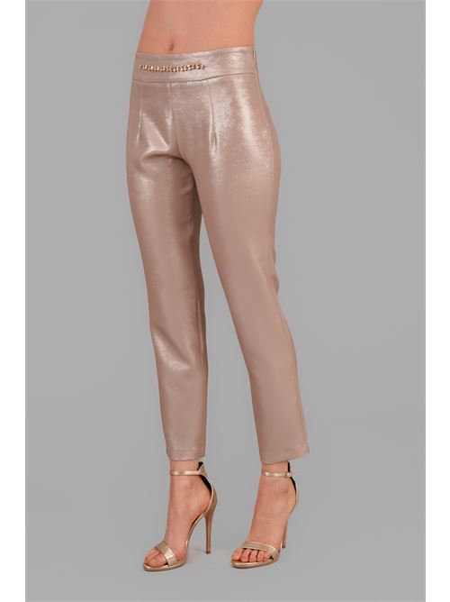 Pantalone spalmato elastico Manuela Riva | PT29/0820TORTORA